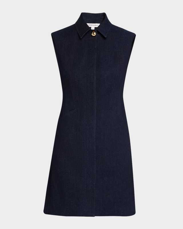 Serina Sleeveless Denim Mini Dress